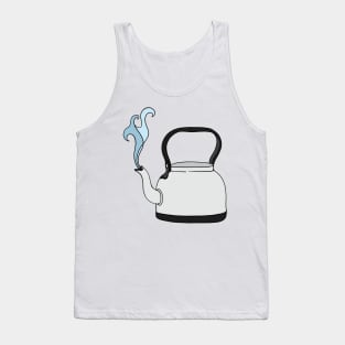 Steaming Tea Kettle Tank Top